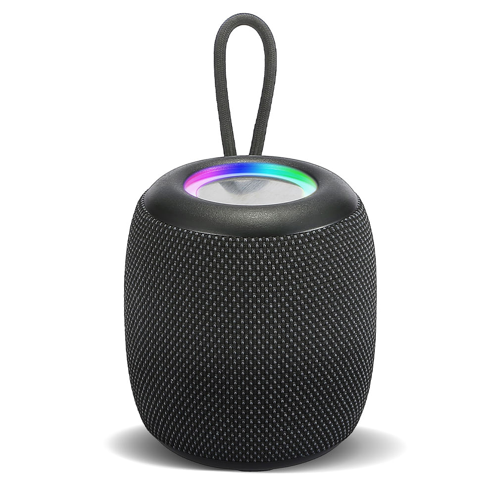 Parlante bluetooth Decibel Mini 5W, FM/USB, TWS, micro usb, negro