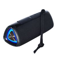 Parlante Decibel Rocker 10W, FM/USB, LED, Tipo-C, negro