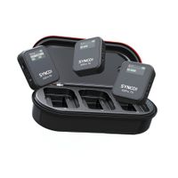 Sistema de micrófono Synco G2A2 PRO inalámbrico, compacto y versátil, negro