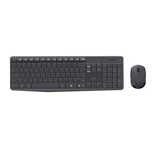 Kit inalámbrico Logitech MK235 teclado y mouse, membrana, conexión usb