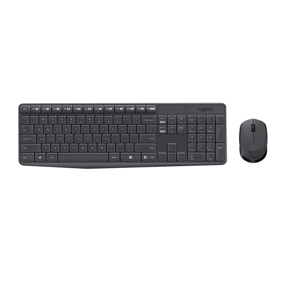 Kit inalámbrico Logitech MK235 teclado y mouse, membrana, conexión usb