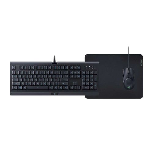 Kit Razer: Teclado Cynosa Lite + Mouse Viper Mini + Mouse pad Gigantus V2 conexión usb, luces chroma rgb