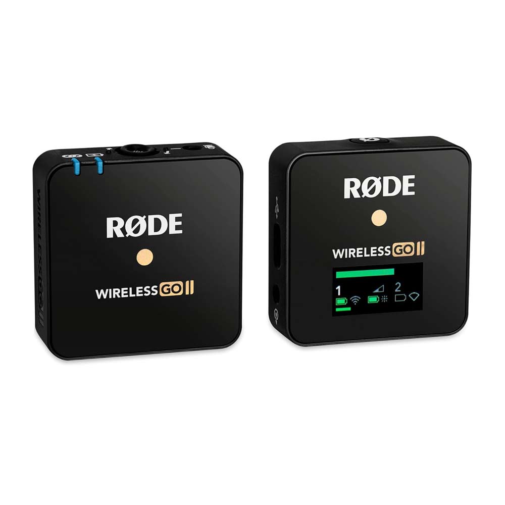 Imagen 2 del producto Sistema de micrófono inalámbrico x2 Rode Go II omnidireccional, cobertura 200 m, hasta 7 horas, negro