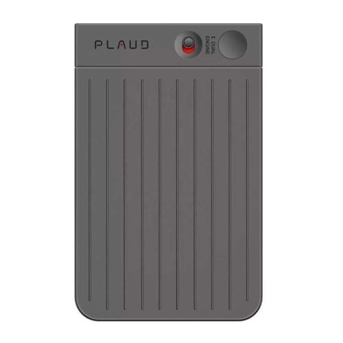 Grabadora de voz con IA Plaud Note 64GB, grabación de hasta 480 horas, duración máx. 60 días, 57 idiomas, gris oscuro