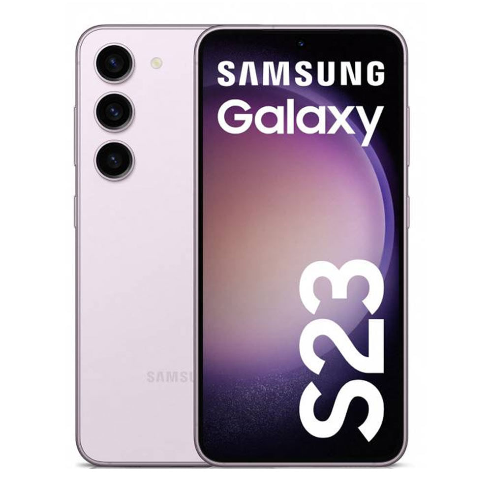 Celular Samsung Galaxy S23 5G 128GB, 8GB RAM, cámara trasera 50MP y frontal 12MP, 6.1", lavanda