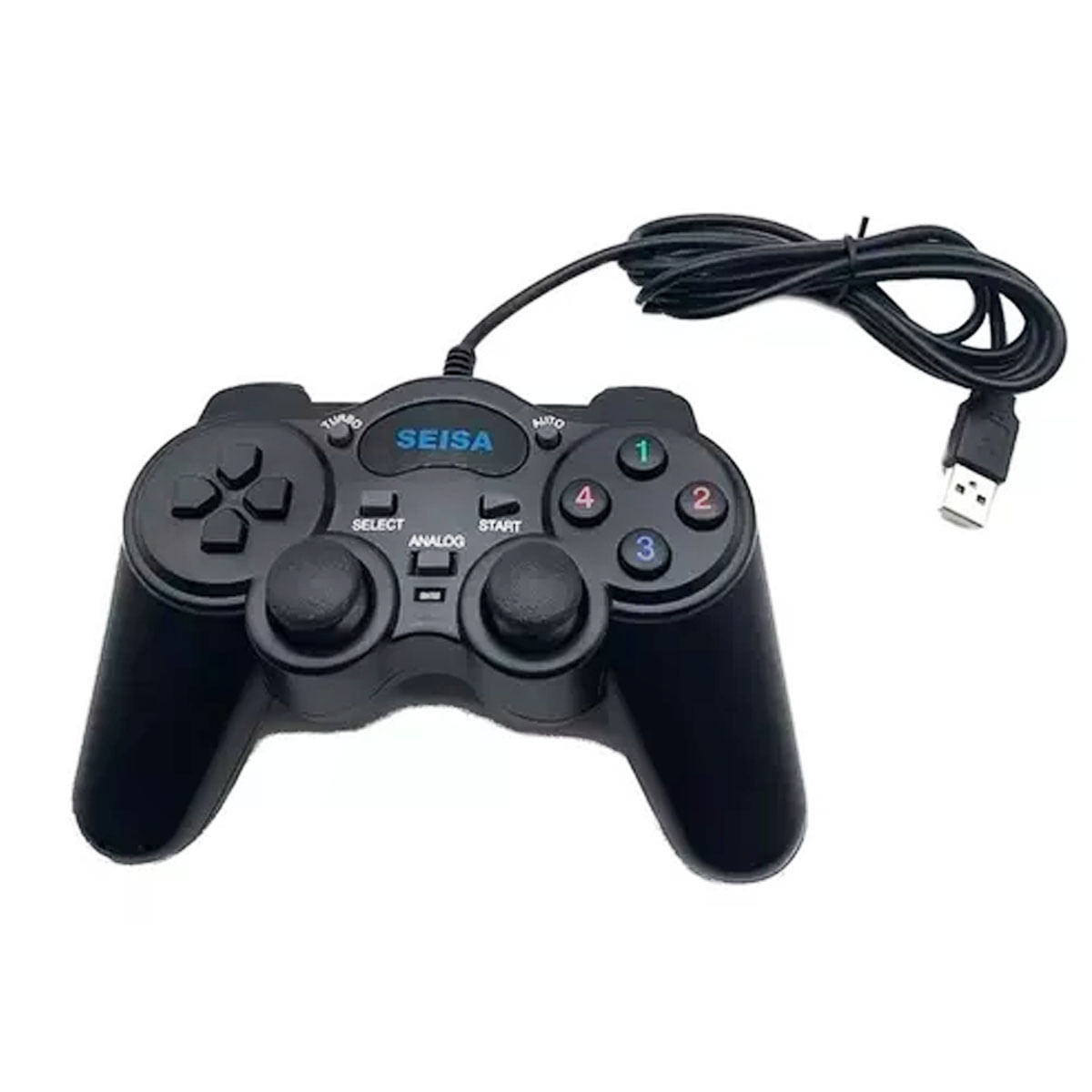 Imagen 2 del producto Pack x2: Mandos Gamepad para PC, alámbrico, conexión USB, largo cable 1.10m, negro
