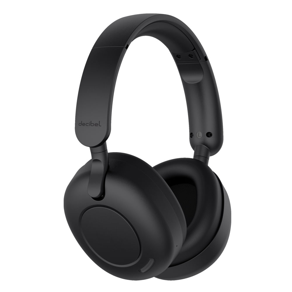 Audífonos con cancelación de ruido Decibel High Beat Pro micrófono incorporado, máx. 76 horas, negro + Estuche protector