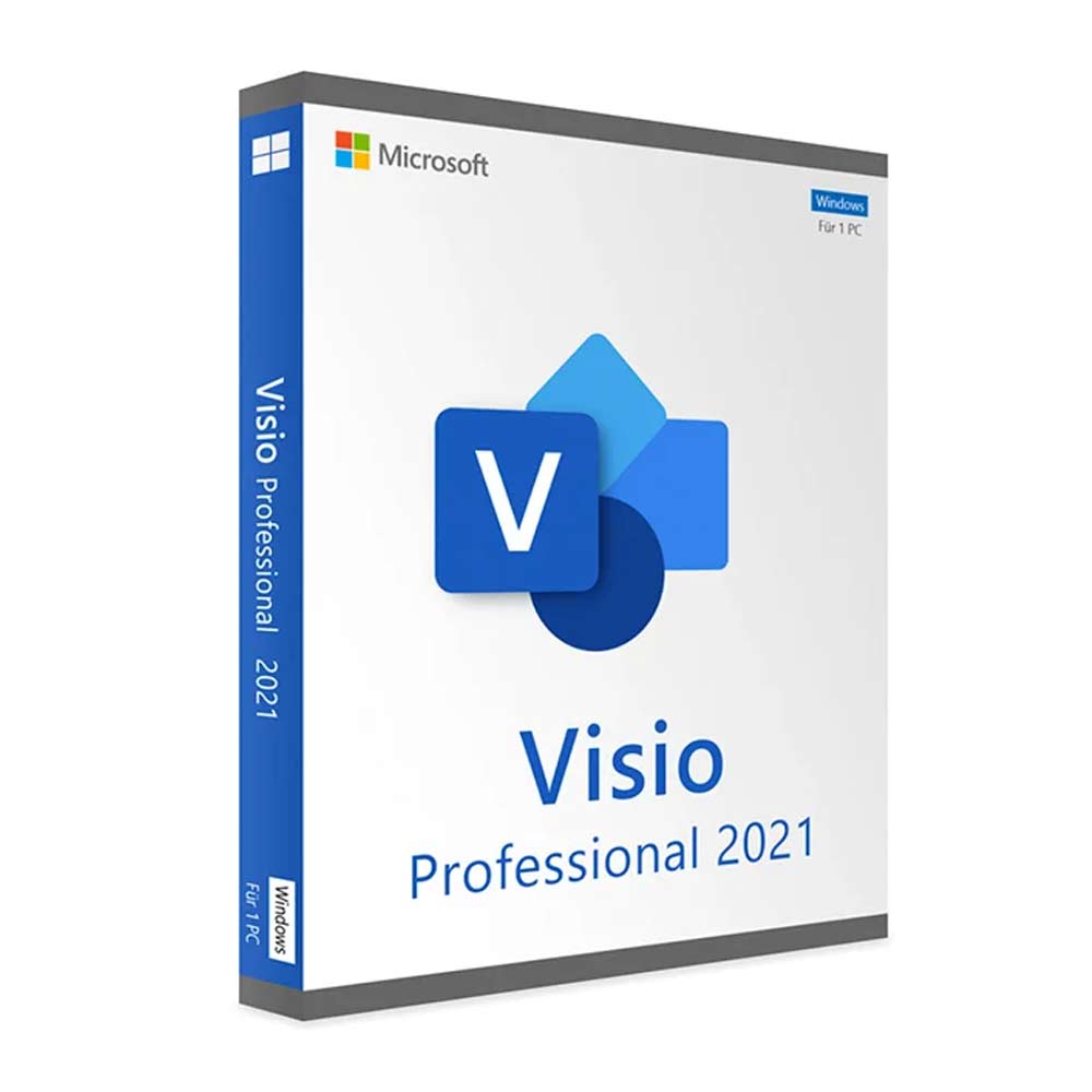 Microsoft Visio Professional Plus 2021, 1 usuario, 1 año