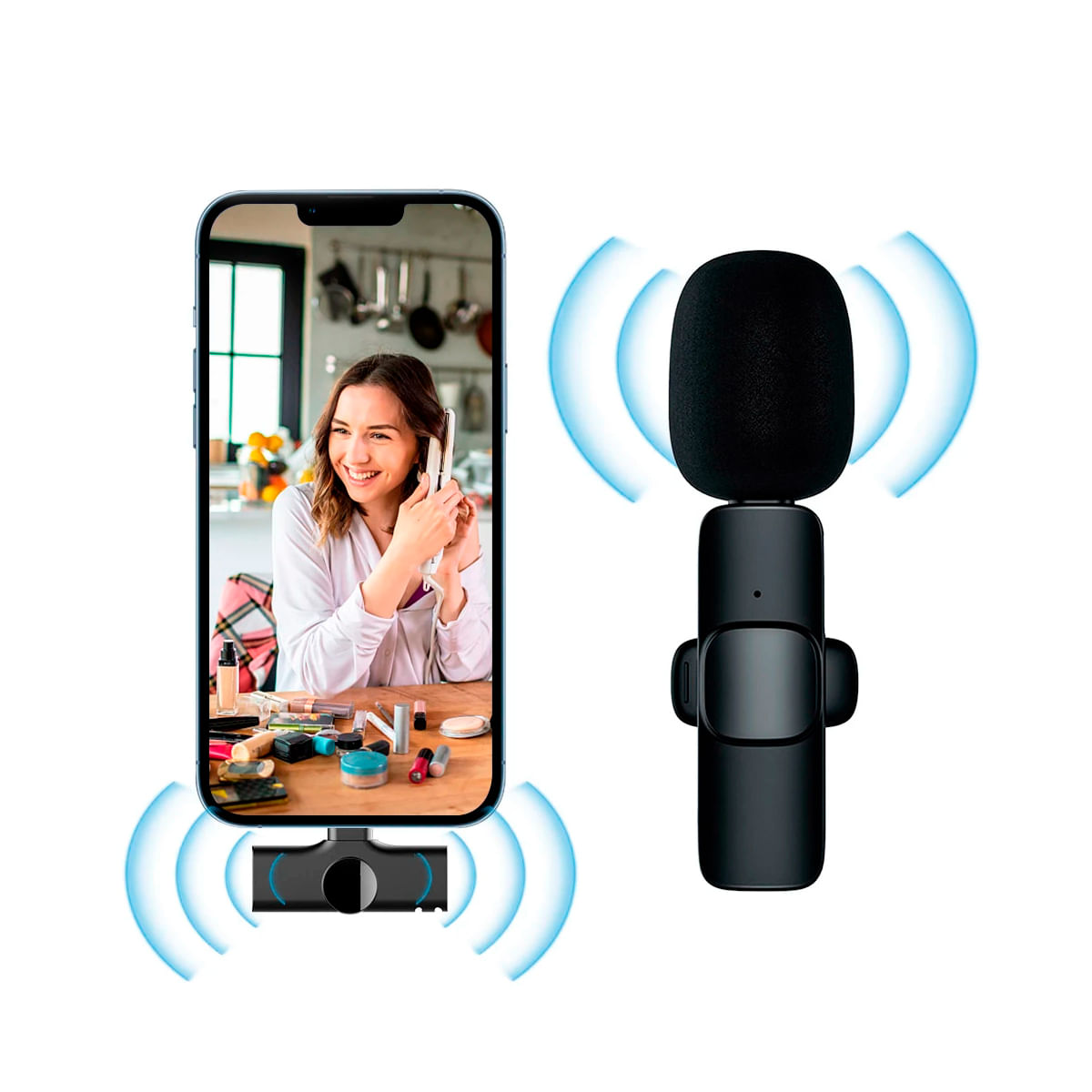 Microfono Inalambrico Celular Entrada Tipo C Profesional
