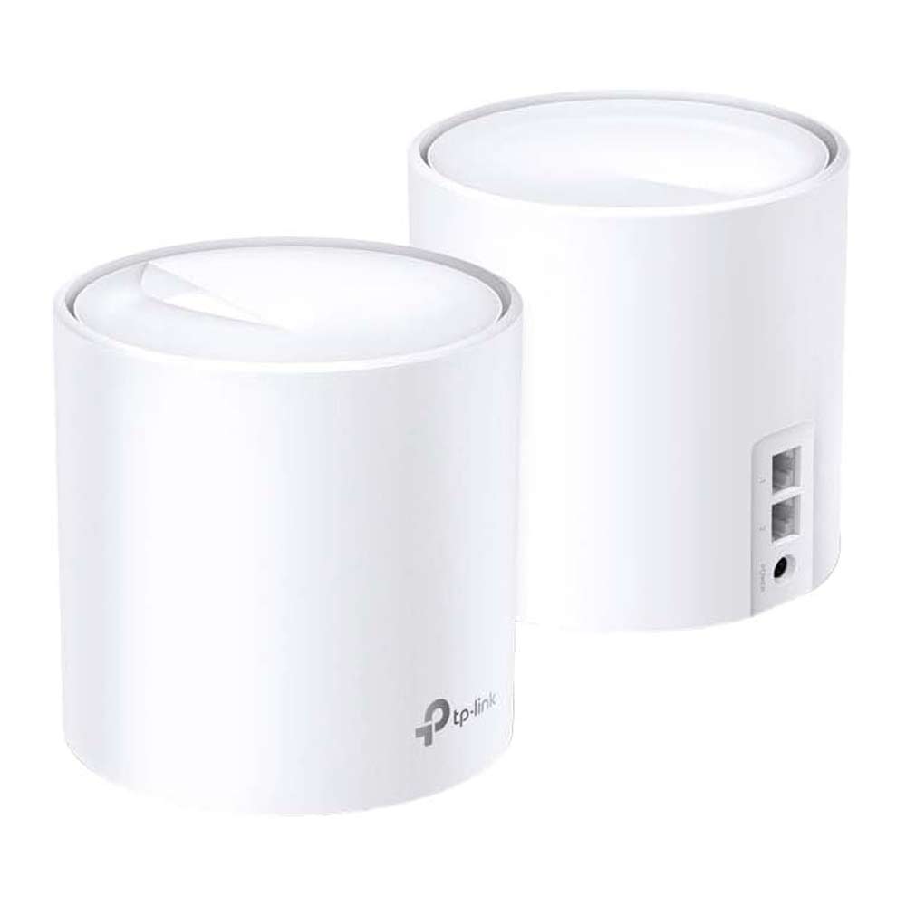 Imagen 2 del producto Sistema Wifi Mesh Tp-Link Deco X20 AX1800 pack x 2, doble banda, 18000 mbps, router y acces point, 2 puertos LAN, hasta 370 m2