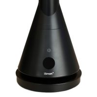 Ventilador calefactor inteligente, 110.220v, 30w, velocidades 9, negro