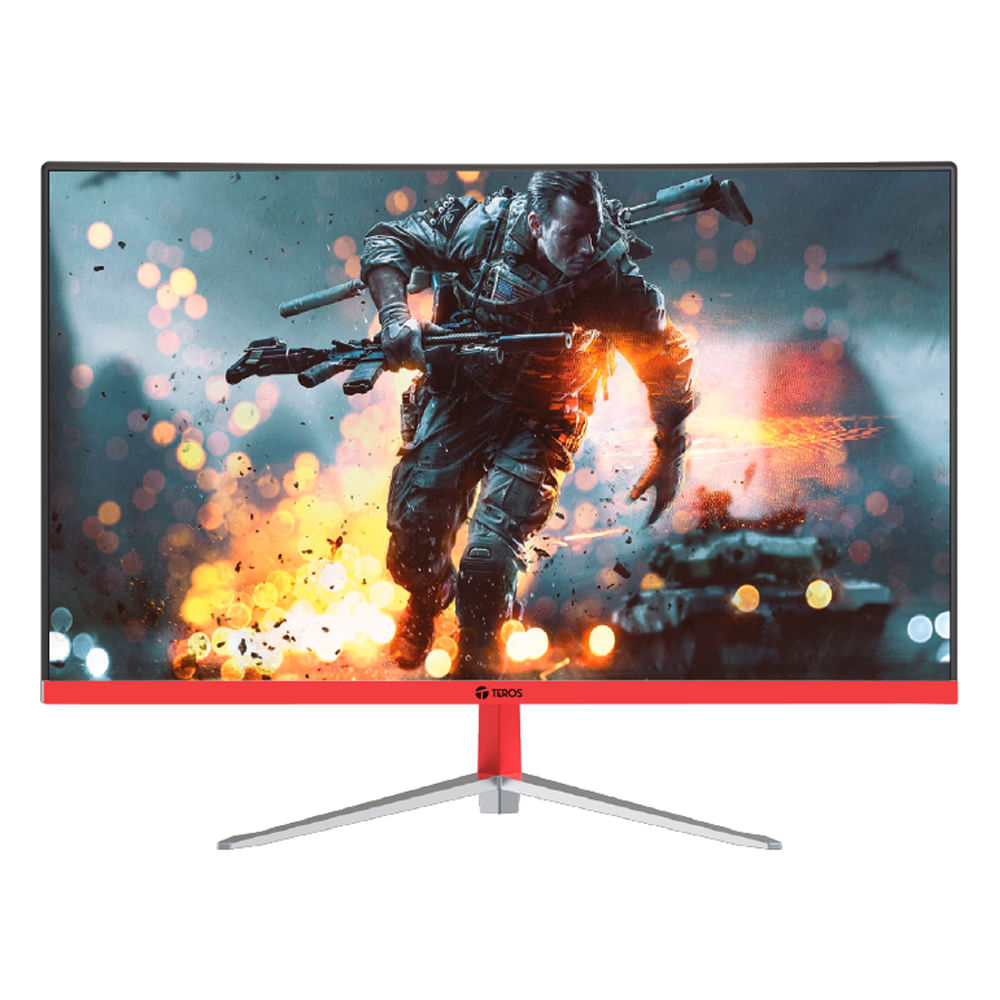 Imagen 1 del producto Monitor gamer curvo 23.8” Teros Te-2470G Panel IPS, FHD(1920x1080), 165Hz, 1ms, entrada HDMI
