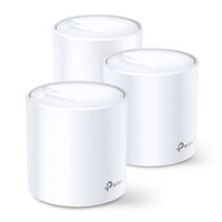 Sistema Wi-Fi Mesh TP-Link Deco X20 AX1800 pack x3, doble banda, router y access point, Wi-Fi 6