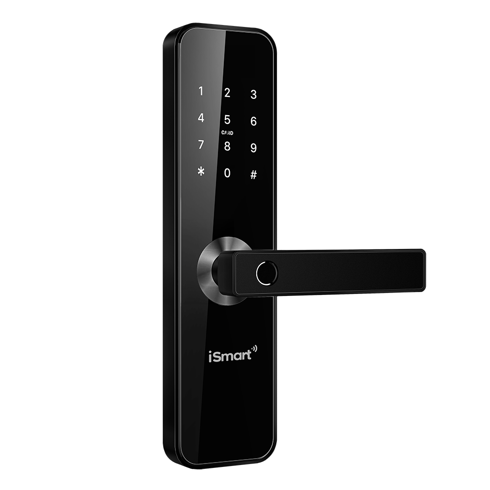 Imagen 2 del producto Cerradura inteligente bluetooth iSmart IL31B mediana, 5 métodos de apertura, negra