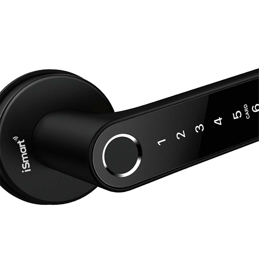 Imagen 2 del producto Cerradura bluetooth iSmart IL33B 5 métodos de apertura, hasta 200 huellas y 150 códigos, negra