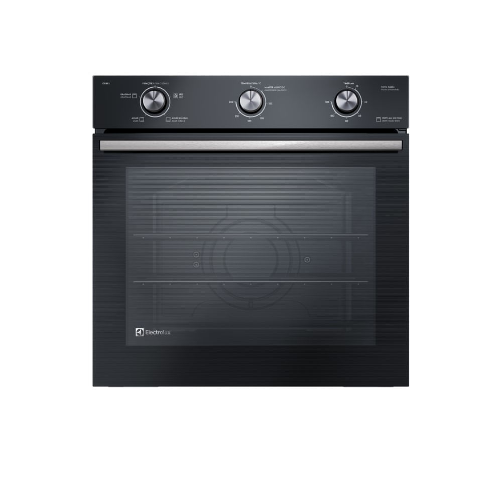 Horno empotrable Electrolux OE8EL, capacidad 80 litros, negro