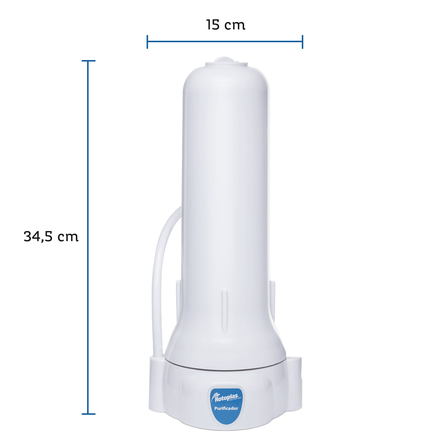 Imagen 2 del producto Purificador de agua sobre lavadero Rotoplas, con tecnología Hydropur, blanco
