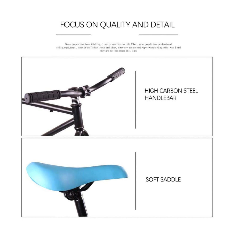 Imagen 2 del producto Bicicleta Pistera Biflex, Aro 26, 7 Velocidades, Celeste