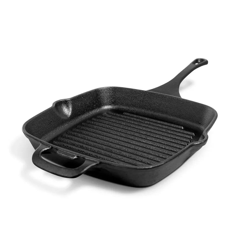 Sartén grill Record N26 hierro fundido, negro