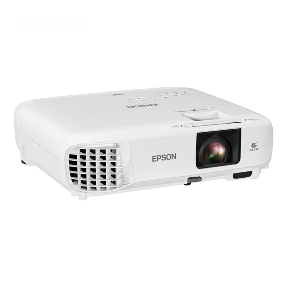 Imagen 2 del producto Proyector portátil Powerlite X49 Epson, 3600 lúmenes, control remoto, blanco