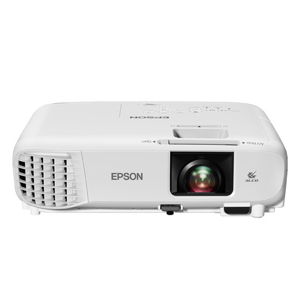 Proyector portátil Powerlite X49 Epson, 3600 lúmenes, control remoto, blanco