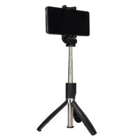 Trípode selfie stick Coolbox GMobile de 68 cm, con control bluetooth, compatible con celulares hasta 6.2”, diseño compacto y elegante, negro