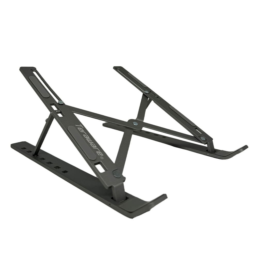 Soporte para laptop Coolbox Teraware metálico plegable 15.6" plata