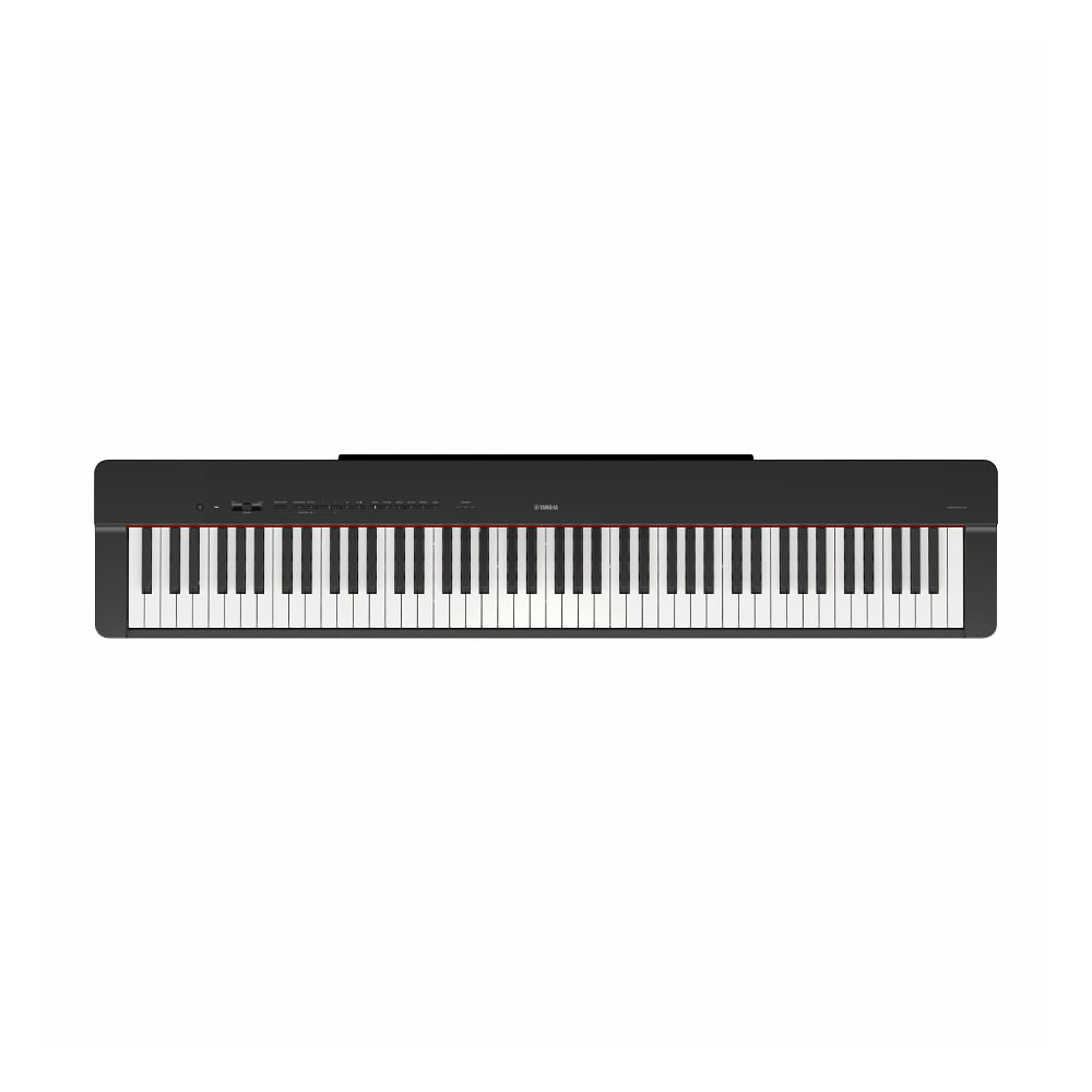 Piano digital Yamaha P-225B 88 teclas, 24 voces, 20 ritmos, incluye PA-150, negro