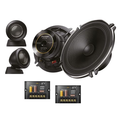 Parlante para auto Pioneer TS-V170C 6.5", 2 vías, 280W, negro