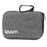 Estuche tapa dura Izuum para audífonos TWS, organizador, plomo