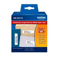 Cinta Brother DK-2214 (12 mm x 30.4 m), Rollo continuo DK2214