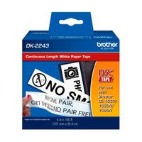 Cinta Brother DK-2243 (101 mm x 30.4 m), Rollo continuo, para etiquetadora Brother DK2243