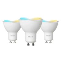 Reacondicionado: Foco dicroico inteligente Nexxt x3 luz blanca y amarilla, wi-fi, 4w, tipo de bombilla MR16