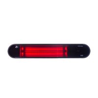 Calefactor de exteriores LarBis PERFECTglass 2kW IRA IP65 - Negro