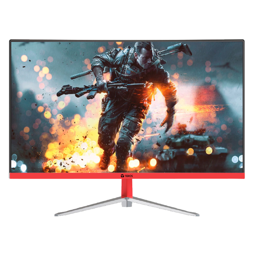 Imagen 1 del producto Monitor gamer curvo 23.8"" Teros TE-2471G Panel VA, FHD(1920x1080), 165Hz, 2ms, entradas HDMI