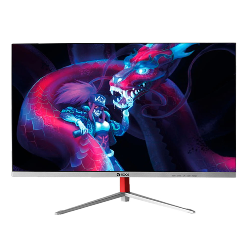Imagen 1 del producto Monitor gamer curvo 23.8"" Teros TE-2401S Panel VA, FHD(1920x1080), 100Hz, 5ms, entradas HDMI/VGA, FreeSync