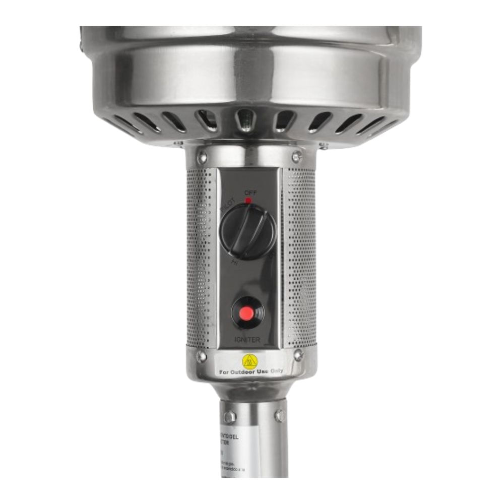 Imagen 2 del producto Estufa a gas de exterior Imaco PHS 130, 13000 watts, acero inoxidable, plateado