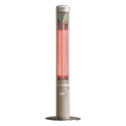 Estufa interior Britec Modena 1800w, 2 velocidades, cobertura 6 m2, plateado