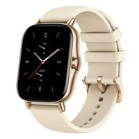 Reacondicionado: Smartwatch Amazfit GTS 2 pantalla amoled 1.65”, resistente al agua 5ATM, 90 modos deportivos, llamadas bluetooth, dorado