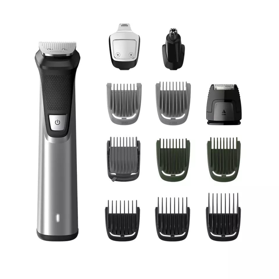 Imagen 2 del producto Afeitadora 12 en 1 Philips Mg7735-15 Multigroom duración máx. 120 min, ergonómico, plateado