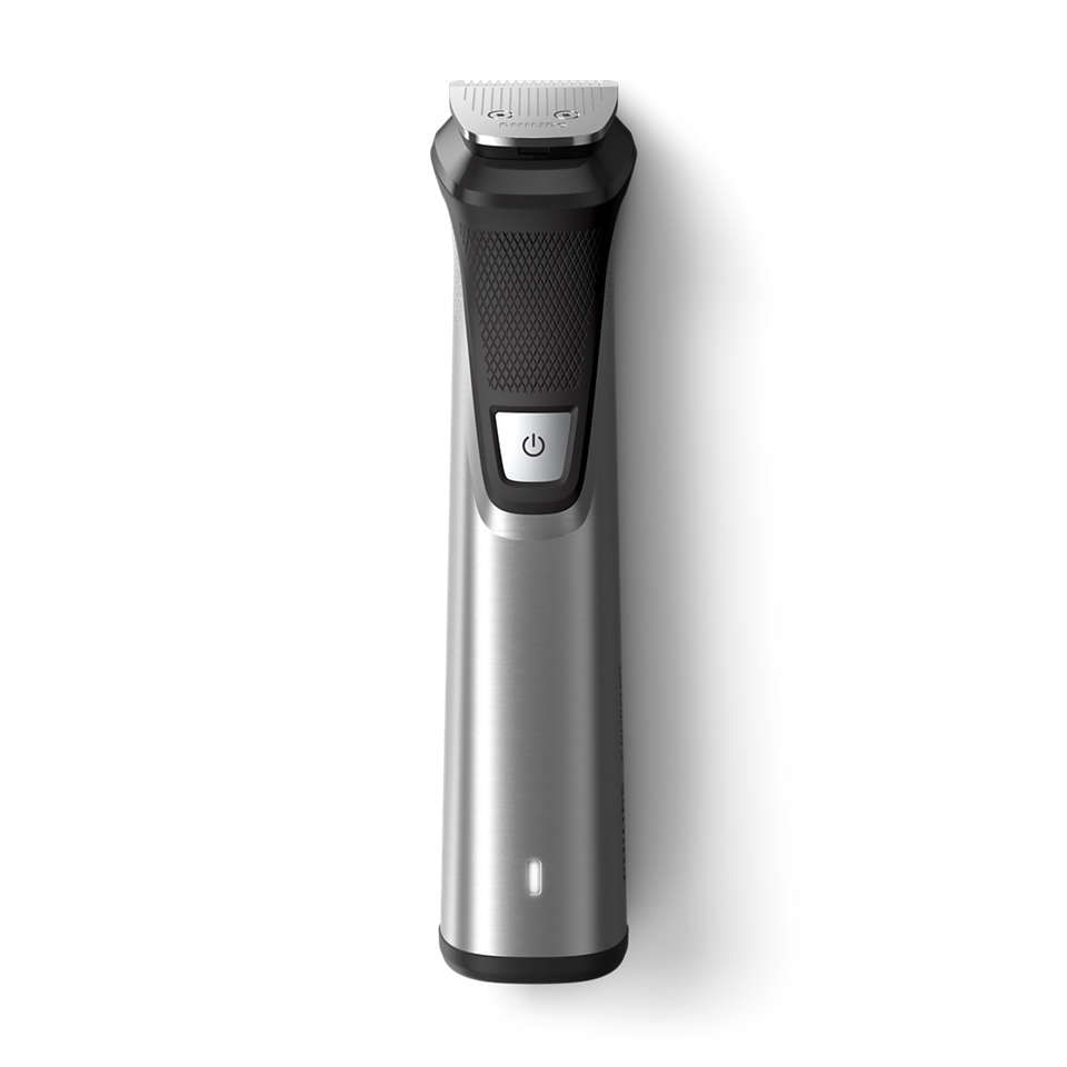 Afeitadora 12 en 1 Philips Mg7735-15 Multigroom duración máx. 120 min, ergonómico, plateado