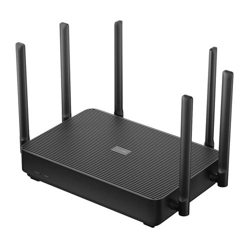 Router Xiaomi AX3200, Wi-Fi 6 doble banda, velocidad 3200 Mbps, 4 puertos LAN, conexión estable y amplia cobertura, negro