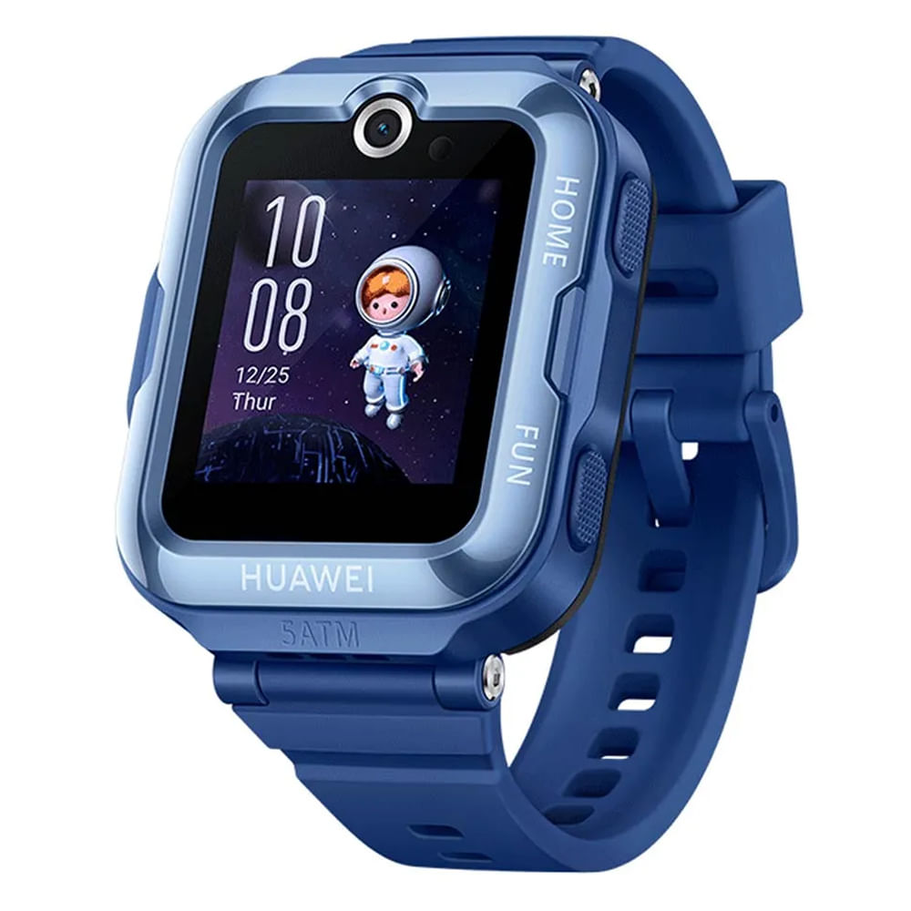 Imagen 1 del producto Smartwatch Huawei Watch Kids 4 Pro pantalla 41 mm/AMOLED 1.41"", GPS, resistente al agua 5ATM, batería hasta 2 días, llamadas 4G y video llamadas, azul