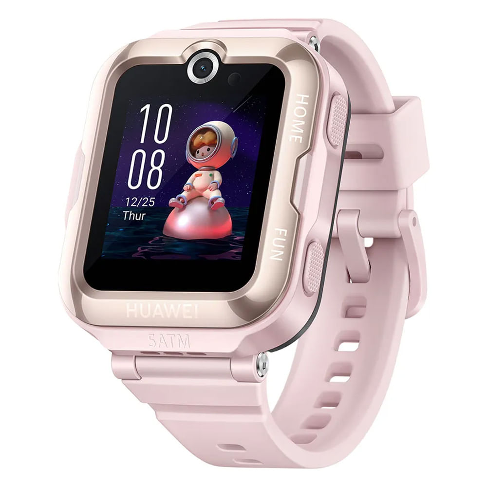 Smartwatch Huawei Watch Kids 4 Pro pantalla 41 mm/AMOLED 1.41", GPS, resistente al agua 5ATM, batería hasta 2 días, llamadas y video llamadas, rosado