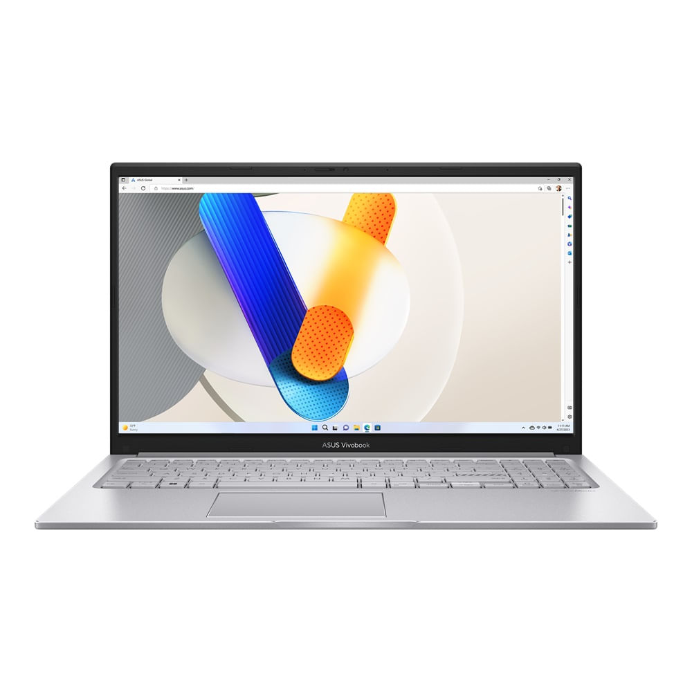 Laptop Asus Vivobook X1504ZA-NJ278W 15.6" Intel Core i5-1235U, 512GB SSD, 8GB RAM, Windows 11, teclado español, plata