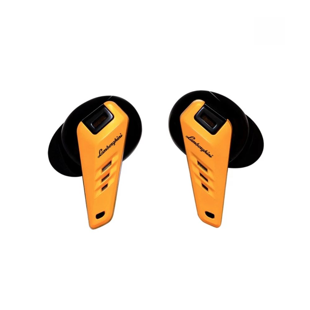 Imagen 2 del producto Audífonos bluetooth True Wireless Lamborghini Lambo Bud Huracan 700 Orion duración máx. 6 horas, amarillo
