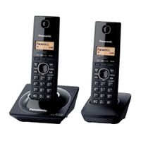Reacondicionado: Teléfono inalámbrico Panasonic TG3452 con anexo, identificador de llamadas, recargable