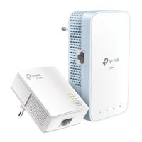 Reacondicionado: Kit extensor Wifi TP-Link TL-WPA7517 Powerline AV1000, doble banda AC750, 2 adaptadores