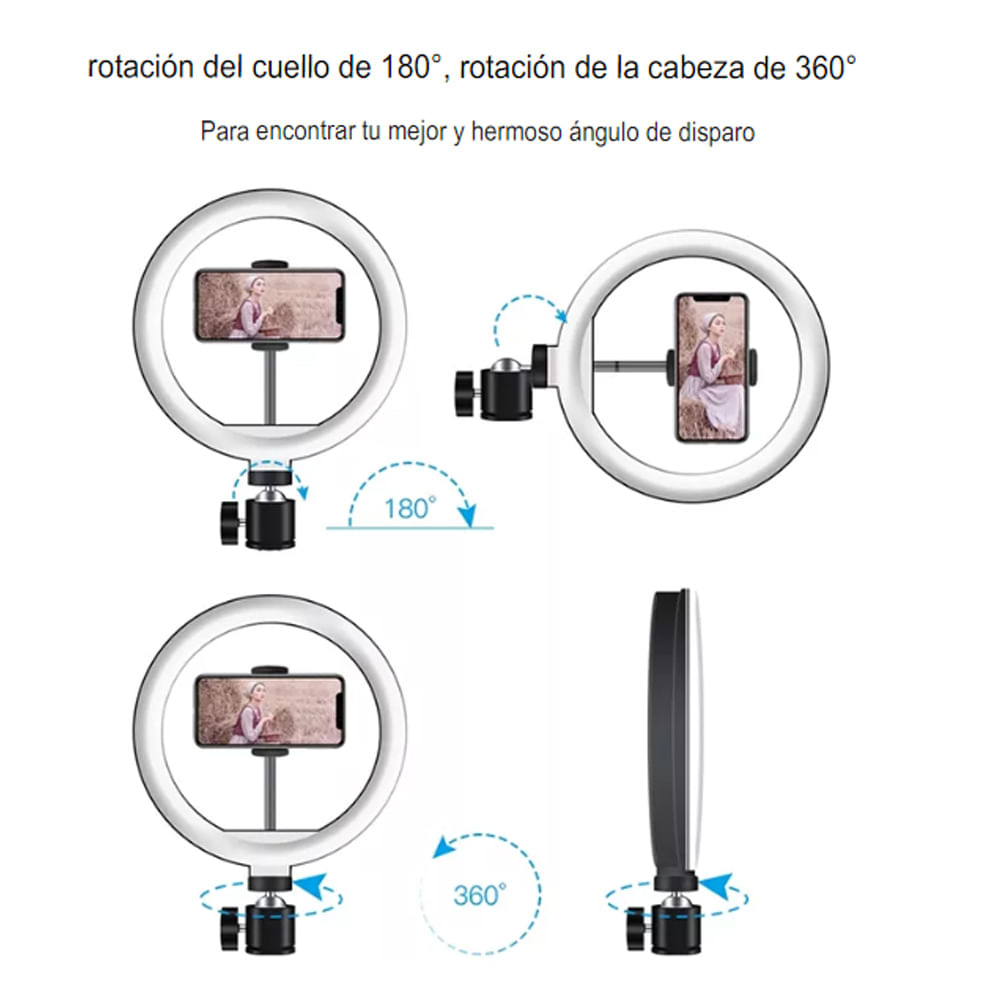 Imagen 2 del producto Aro de luz 14"" Roadtrip múltiple color de temperatura