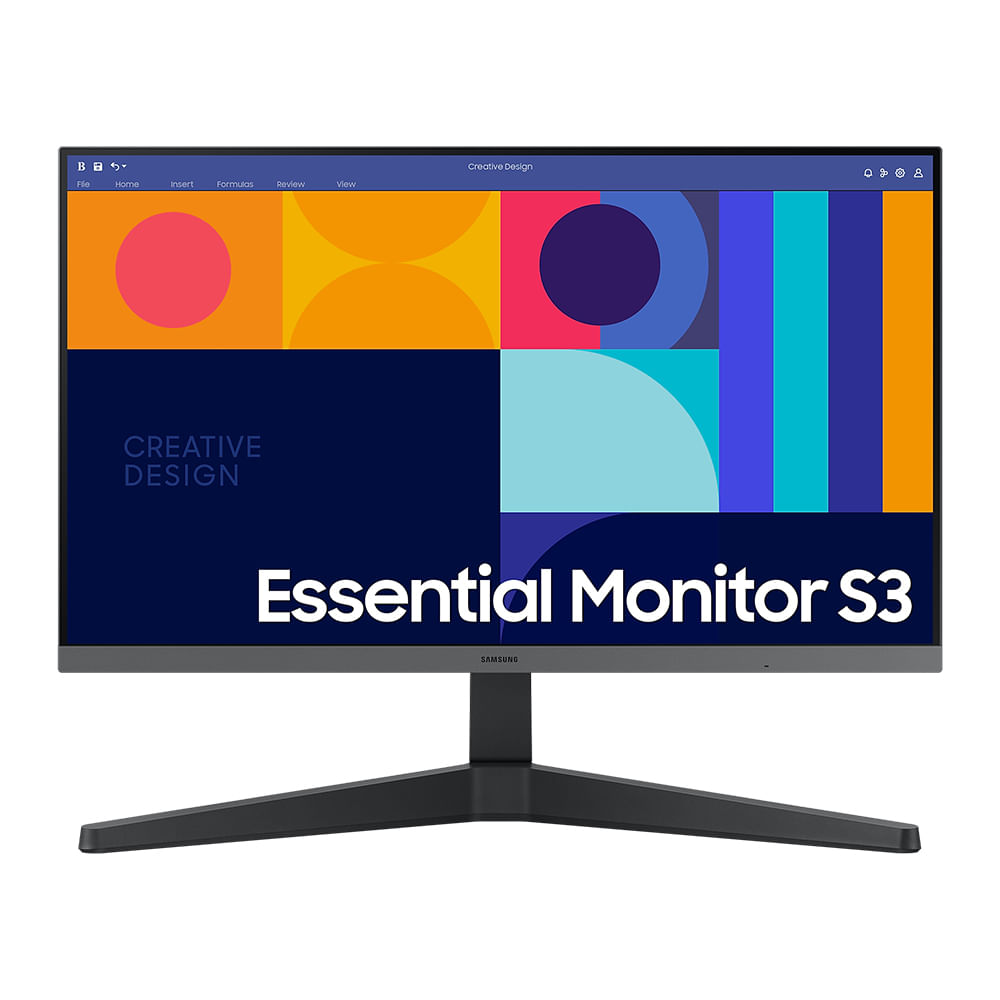 Monitor Samsung LS27C330GALXPE 27″ FHD Essential S3, IPS panel 100Hz, HDMI DP, negro